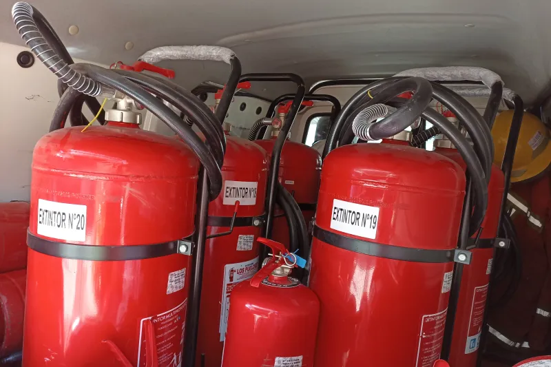 Mantencion de carros extintores